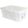 Stefanplast Visualbox Scatola Multiuso Con Chiusura a scatto, Trasparente, XL, 39 x 29 x 17 cm