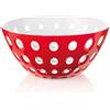 Guzzini Ciotola Le Murrine, Rosso/Bianco/Rosso Trasparente, Ø20 x h9 cm
