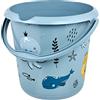keeeper Secchio con Scala Graduata Integrata e Manico Ergonomico, 10 L, Ilvie Sea Life, Nordic Blue (Blu)