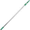 Unger OptiLoc asta telescopica 1,25 cm (compatibile con gli attrezzi per la pulizia delle finestre, impugnatura ergonomica, punta antiscivolo, chiusura a due componenti) EZ120
