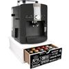 Lupia - Cassetto Porta Cialde Caffè e Porta Capsule 27x33x11 cm BLACKBOARD COFFEE, Contenitore Organizer per Caffè, Tè, Tisane e Zucchero, Angolo Bar in Legno Bianco Antimacchia per casa e ufficio