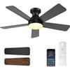 OAUEOR Ventilatore da Soffitto con Luce e Telecomando, 132CM Lampadario Ventilatore a Soffitto con App, Luce LED 36W Dimmerabile, 6 Velocità, Motore DC Silenzioso Reversibile, per Camera da Letto e Soggiorno