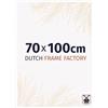Dutch Frame Factory - Cornice 70x100 cm - Bianco Lucente - Cornice per foto in Plastica con vetro plastico Antiriflesso - Cornice portafoto 70x100 cm - Easy