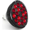 SkyFace Lampada Infrarossi Riscaldante, 18 LED Lampadina per Terapia Infrarossi, 54 W, 850 NM e 660 NM, con Luce Rossa Terapia, per Alleviare Il Dolore e Rilassare i Muscoli, Pulcini, Rettili