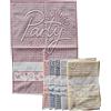 OM DOLCE CASA Strofinacci Canovacci con Tela Aida per Ricamo Misura CM 50X70 100% Cotone Pacco da 6 Pezzi vari modelli Muffin Gnomi Home Prodotto in Italia (Cocktails)