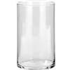 Pandecor Vaso Cilindro portacandele - portafiori in vetro trasparente d. 15 cm h. 25 cm