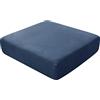 BXFUL Copriseduta Divano Copri Elastico Cuscini Seduta Sedie Arredamento Copricuscini Coprisedie Telo Impermeabile Coprisedia Cuscino Elasticizzato Copricuscino Divani (2 Posti,Blu Navy)