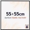 Dutch Frame Factory - Cornice 55x55 cm - Nero Opaco - Cornice per foto in Plastica con vetro plastico Antiriflesso - Cornice portafoto 55x55 cm - Easy