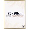 Dutch Frame Factory - Cornice 75x98 cm - Oro - Cornice per foto in Plastica con vetro plastico Antiriflesso - Cornice portafoto 75x98 cm - Easy