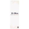 Dutch Frame Factory - Cornice 33x98 cm - Bianco Lucente - Cornice per foto in Plastica con vetro plastico Antiriflesso - Cornice portafoto 33x98 cm - Easy