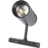 Jandei - Faretto a LED con binario magnetico. Serie classica, 20 W 48 V, bianco neutro 4200 K, CRI 90. Colore nero