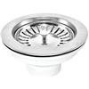LB PLAST Piletta tappo cestello lavello acciaio d114 x 54 mm senza troppo pieno 1 1/2 L.B. Plast D550-36-R