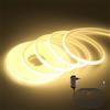 HEGEHE - Striscia LED COB 12V [5m, Bianco naturale 4000-4500K], Impermeabile IP65 flessibile, 320 LEDs/m striscia LED FCOB tagliabile, per decorazione domestica e negozi