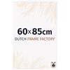 Dutch Frame Factory - Cornice 60x85 cm - Bianco Lucente - Cornice per foto in Plastica con vetro plastico Antiriflesso - Cornice portafoto 60x85 cm - Easy