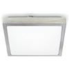 Kwazar Leuchte Kwazar Luminaire - Lampada da Soffitt Piatta o E27 - Quadrata, Max. 30W, 230V, Classe di Protezione IP20 - Lampada da Soffitto per Corridoio, Scala, Soggiorno, Cucina, Camera da Letto - SAMI Grigio