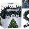 GINMA - Luci Natale Interno e Esterno LED con 8 Effetti Luce, Certificate, Basso Consumo e Impermeabili (Bianco Freddo, 5 metri (100 LED))