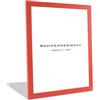 Rahmendesign24 Cornice portafoto Cornice per puzzle | Rosso 68x98cm | Moderna cornice portafoto per foto, poster, puzzle e certificati | Cornice da galleria Cornice intercambiabile Decorativa Cornice