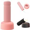 Generic Divertente luce notturna, ricaricabile a forma di colonna, 1200 mAh, protezione per gli occhi, rosa, plastica, moderno/contemporaneo/minimalista, LED, alimentato a batteria, da tavolo, per