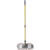 Apex Lavapavimenti con Panno in Cotone - Testa Snodata, Grande Superficie Pulente, Panno Lavabile in Lavatrice, Manico Allungabile 90-130 cm, 40x17 cm