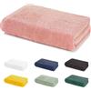 Lavea® Asciugamano da Sauna 80x200 cm - Spugna 100% Cotone 500 g/m², Morbido e Super Assorbente - Ideale per Spa, Hotel e Bagno - Rosa Antico
