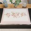 PETTI Artigiani Italiani - Accessori Tessili da Cucina, Copri Fornelli 46x70 cm in Microfibra, Coprifornello Elegante per Gas e Induzione, in Stampa Digitale Pois Cipria, 100% Made in Italy