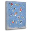 Printerland Quadro Moderno Soggiorno stile KANDINSKY azzurro Quadri moderni Astratti da Parete XXL grande Stampa su tela Canvas Decorazione Murale muro Arredo Camera da letto Cucina (13, 30x40 cm)