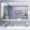 HySail Specchio Bagno con Luce LED, Specchio in Argento HD 5 mm, 100x60 cm