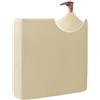 BXFUL Copriseduta Divano Elasticizzato in Velluto Fodera per Cuscino ad Alta Elasticità Cuscino per Divano Fodera per mobili Coprisedile per Divano Fodere per Cuscino (1 Posto,Beige)
