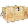 Kistenkolli Altes Land Cassa in legno marezzato per sorprese, regali, nozze, vino e mele, in confezione da 1, 2, 3, 6, 12 pezzi, Legno, 6er Weinbox