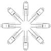 wenwendianzi 10 lampadine alogene G4 12V 5W 10W 20W 35W 50W LED a Globo Bi-Pin Bianco Caldo LED Lampada a Capsula lampadine alogene(10Pcs 50W)