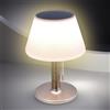 Spetebo Lampada da tavolo a LED a energia solare, luce bianca calda, 27 x 19 cm, per esterni, con 3 livelli di luminosità, illuminazione da tavolo, senza fili, per esterni, impermeabile