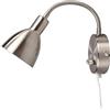 Lindby Applique con braccio flessibile amrei - Moderno - Acciaio - Acciaio - Oblungo Max. 1 x 40