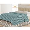 BANZAII TEXTILE INNOVATOR ONLINE Banzaii Telo Copriletto Multiuso 250x250 cm, Copridivano Universale, Telo Arredo per Letto e Divano, Copritutto Resistente Ilaria Turchese