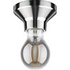 ledscom.de Plafoniera Elektra porcellana argento Lampada LED 370lm, bianco extra-caldo