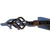 Casatessile Bastone Tenda estendibile TORCIGLIONE Bastone Tenda Estensibile - Bronzo, 300 cm.