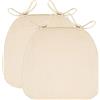 uyeoco Set 4/2/1 Cuscini Sedia da Cucina/Cuscini di Seduta,43 * 41 * 35cm Confortevole Cuscini Coprisedia da Cucina,con Lacci Imbottito,Lavabili(4#,2pcs)