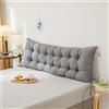 Generic Cuscino Testata Letto Matrimoniale Imbottita, Cuscino Schienale Divano, Cuscini per Testata Letto Una Piazza e Mezza,03,90x50cm