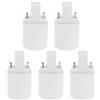 AMOYER 5Pcs Professionale G23 a E27 Base Base della Lampada Adattatori Standard convertitori portalampada Utile Household Electrical