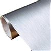 Hwydo Carta da rivestimento autoadesiva in acciaio inossidabile spazzolato argento/oro, pellicola in vinile autoadesiva, per rivestire mensole, piano di lavoro, rivestimento per elettrodomestici (61 x