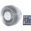 Riuulity Plafoniera a Led a Forma di Sole Telecomando Luce Diffusa Decorazione Sole Lanterna Solare in Alluminio Lampada da Soffitto Rgb per Pub Bar, Decorato per Corridoio D'ingresso,