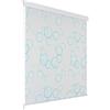 Homgoday Tenda a Rullo per Doccia 140x240 cm con Motivo a Bolle, Tenda Bagno, Tenda da Doccia, Impermeabile Tenda Doccia Tende da Vasca da Bagno