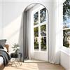 Weare Home Specchio da Terra ad Arco, 179 x 65 cm, Specchio da Parete, Grande Specchio con cornice in alluminio, Appenso o appoggiato alla parete, Specchio in piedi per Soggiorno, Camera da letto