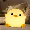 Zexwixs Luce Notturna Bambini, Lampada Paperella Led Lampada Notturna Anatra, DODO duck Lampada Da Comodino, Ricaricabile Dimmerabile 20 Minuti Timer