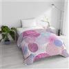 Italian Bed Linen Trapunta Invernale Imbottita Letto Singolo 160x245cm DoubleFace BASIC fantasia SOFFIONI, Made in Italy - Piumino Reversibile in morbida Microfibra 200gr/mq - Piumone Lavabile in Lavatrice