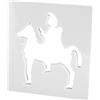 Habi San Martino Stampo Dolce, Plastica, Bianco, 29.5x33 cm