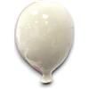 Generico Palloncino Decorativo in Ceramica - Rosa o Celeste o Bianco - Scultura Elegante e Giocosa per la Casa - Finitura Lucida 15x11x9 cm - Idea Bomboniera, Regalo, Arredo Casa, Festa di Benvenuto (Bianco)