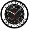 PSUNEY Orologio da Parete Personalizzato con Nome Logo in Metallo da Parete Tools Strumenti Falegname Artista Muratore Idraulico Meccanico Garage Utensili per Officine