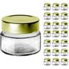 Firmadigaranzia srl Barattoli in vetro per marmellate e omogeneizzati da106 ml con DEEP 70mm linea ergo 24pz - Vasetti vuoti in vetro larghi da 106ml per marmellate, conserve, cinfetture e bomboniere