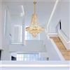 KAPOHU 14 Luci Oro Moderno Lussuoso Lampadario di Cristallo K9, Scale E12 × 14, Stile Classico in Stile Impero 60 × 80 Cm for Soggiorno, Corridoio, Sala da Pranzo, Camera da Letto, Sala for Banchetti