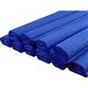 Netuno 10x rotolo di carta crespa blu 200 x 50 cm carta crespa colorata di alta qualità per lavoretti compleanno matrimonio Natale Pasqua Carnevale decorazioni fiori regali